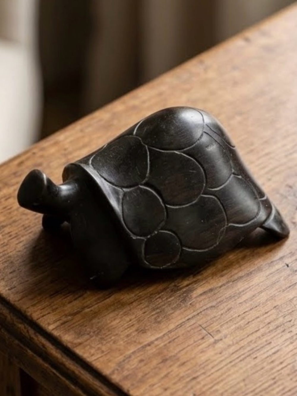 Carved Wooden Tutle